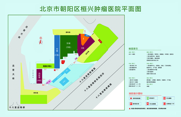 同房焯逼北京市朝阳区桓兴肿瘤医院平面图